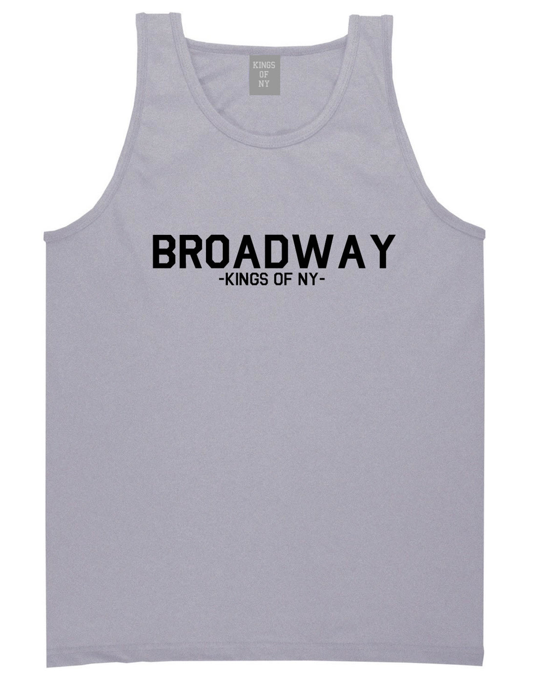 Broadway NYC New York Tank Top in Grey