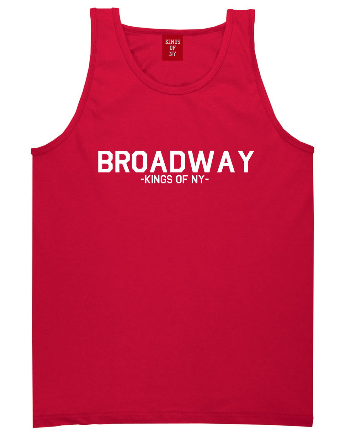Broadway NYC New York Tank Top in Red