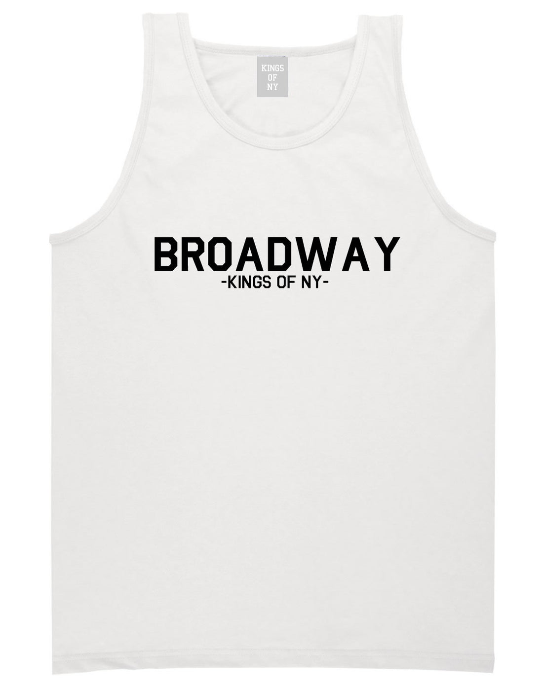 Broadway NYC New York Tank Top in White