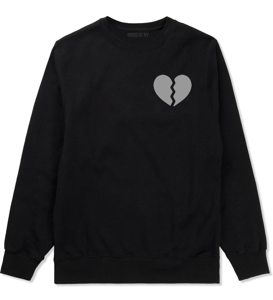 Broken Heart Crewneck Sweatshirt by Kings Of NY