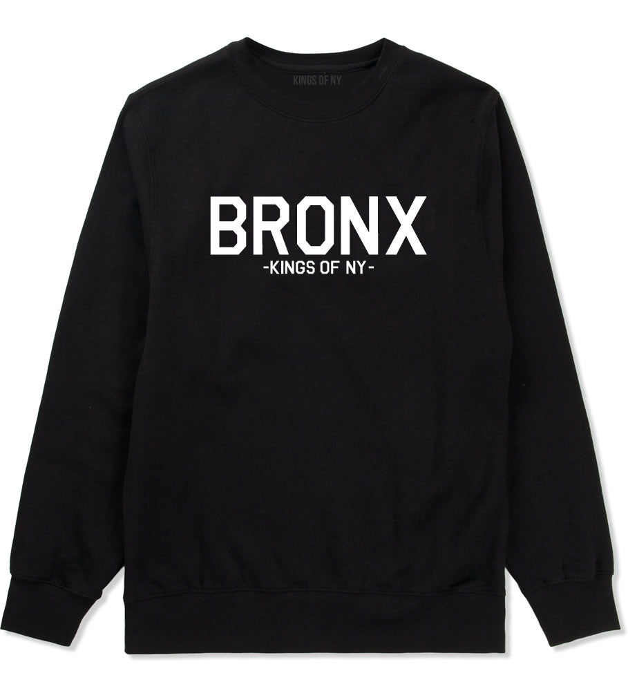 BRONX Boro Borough New York Crewneck Sweatshirt in Black
