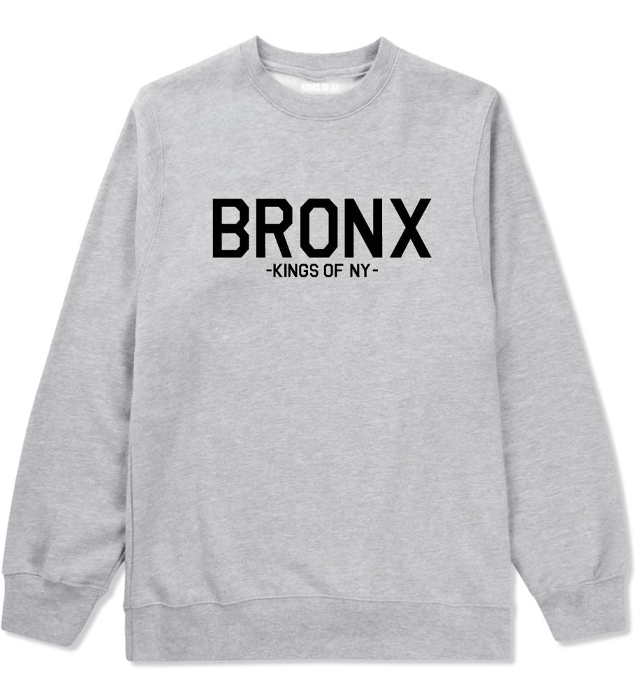 BRONX Boro Borough New York Crewneck Sweatshirt in Grey