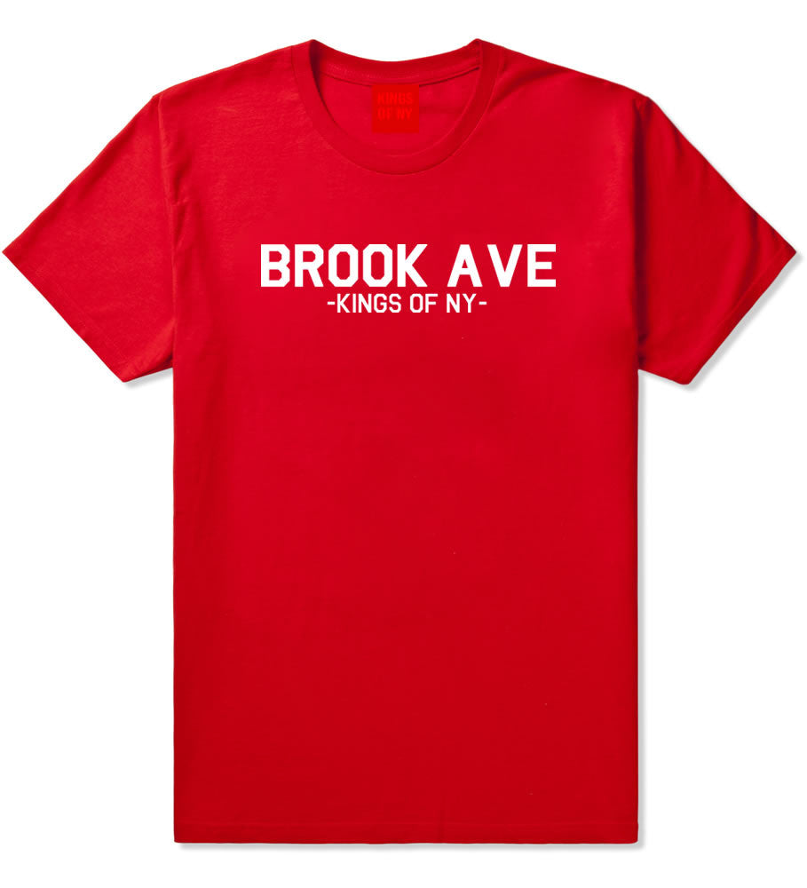 Brook Ave South Bronx New York T-Shirt in Red