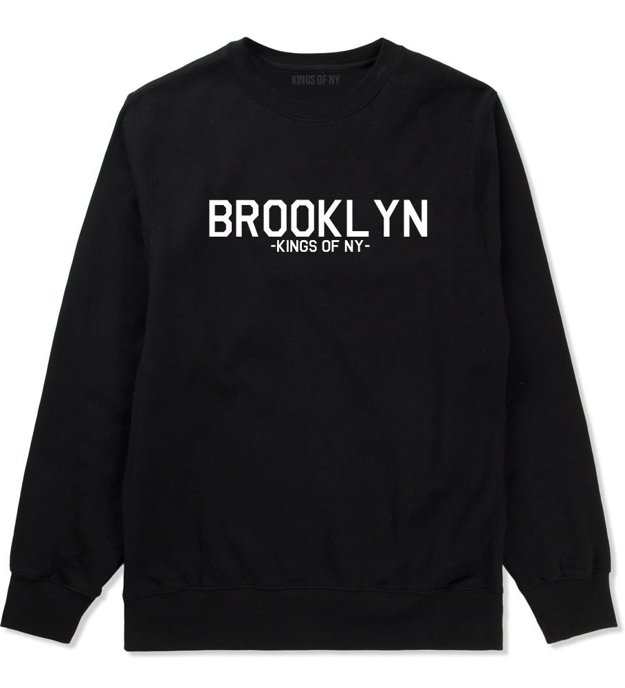 Brooklyn Boro Borough New York Crewneck Sweatshirt in Black