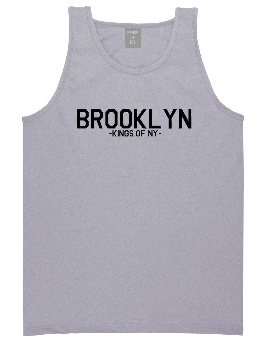 Brooklyn Boro Borough New York Tank Top in Grey
