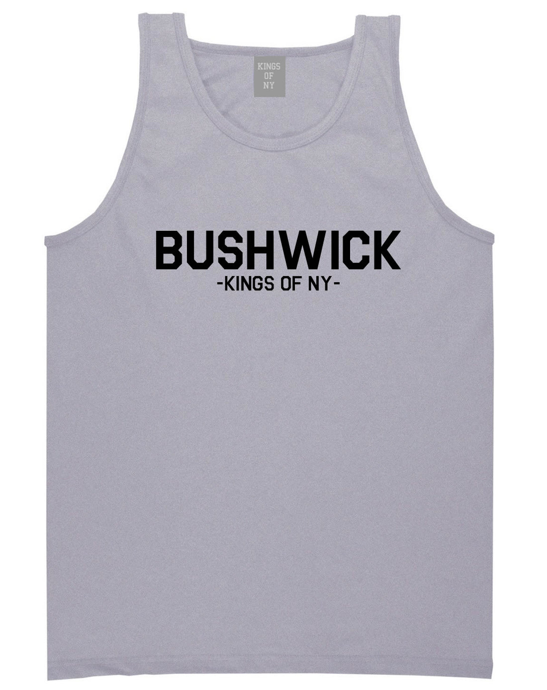 Bushwick Brooklyn New York Tank Top in Grey