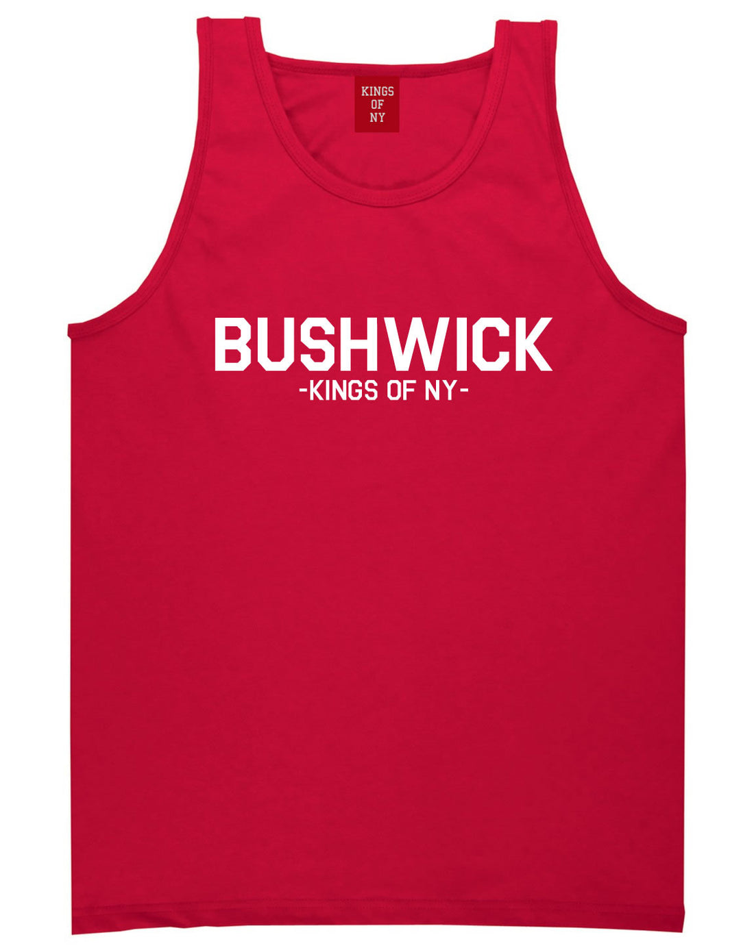 Bushwick Brooklyn New York Tank Top in Red