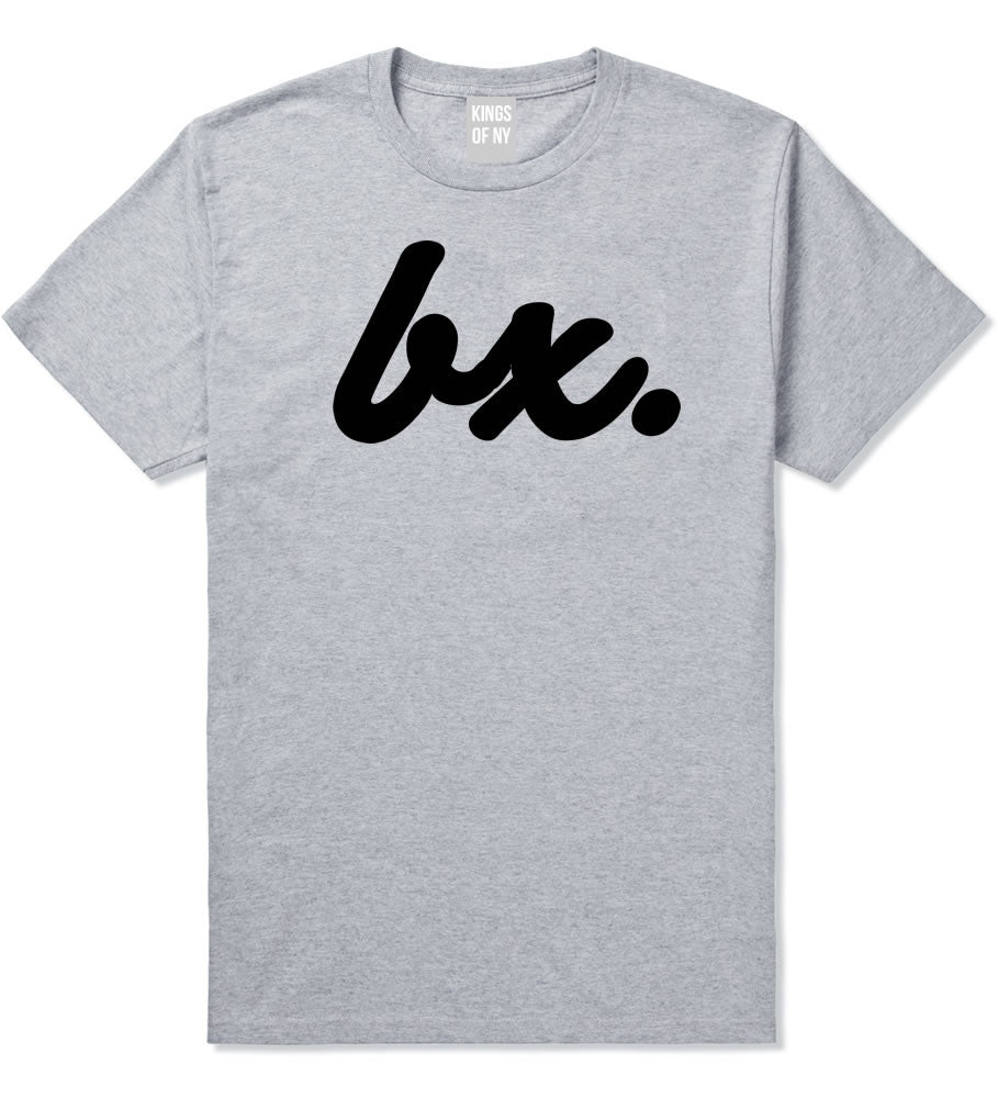 Bx The Bronx Script T-Shirt in Grey By Kings Of NY
