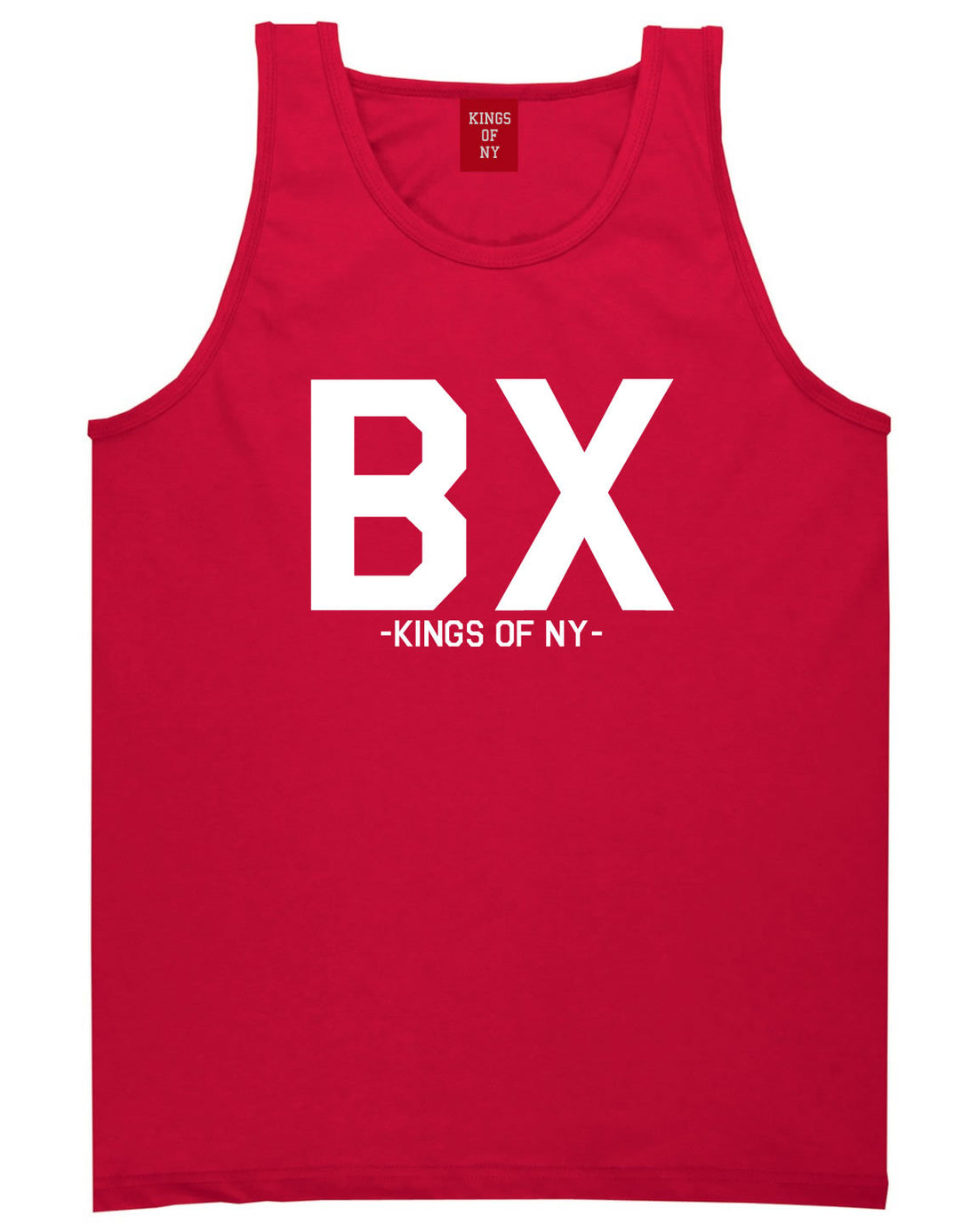 BX Bronx New York Tank Top in Red