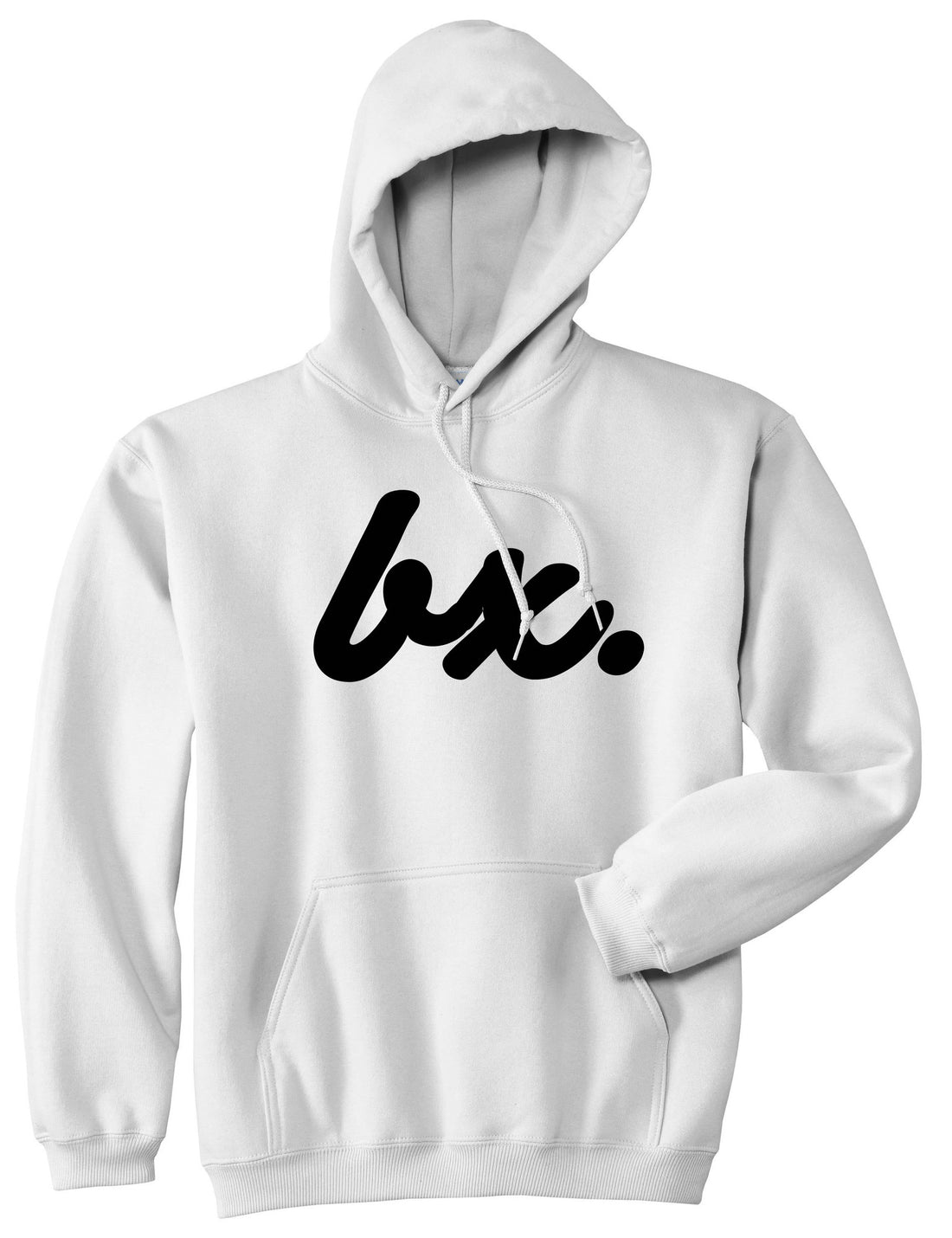 Bx The Bronx Script Pullover Hoodie in White By Kings Of NY