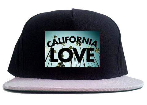 California Love Cali Palm Trees 2 Tone Snapback Hat By Kings Of NY
