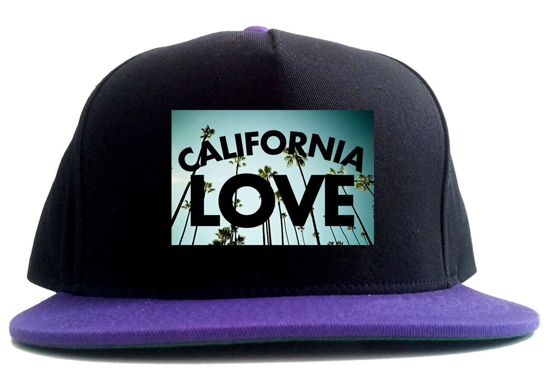 California Love Cali Palm Trees 2 Tone Snapback Hat By Kings Of NY