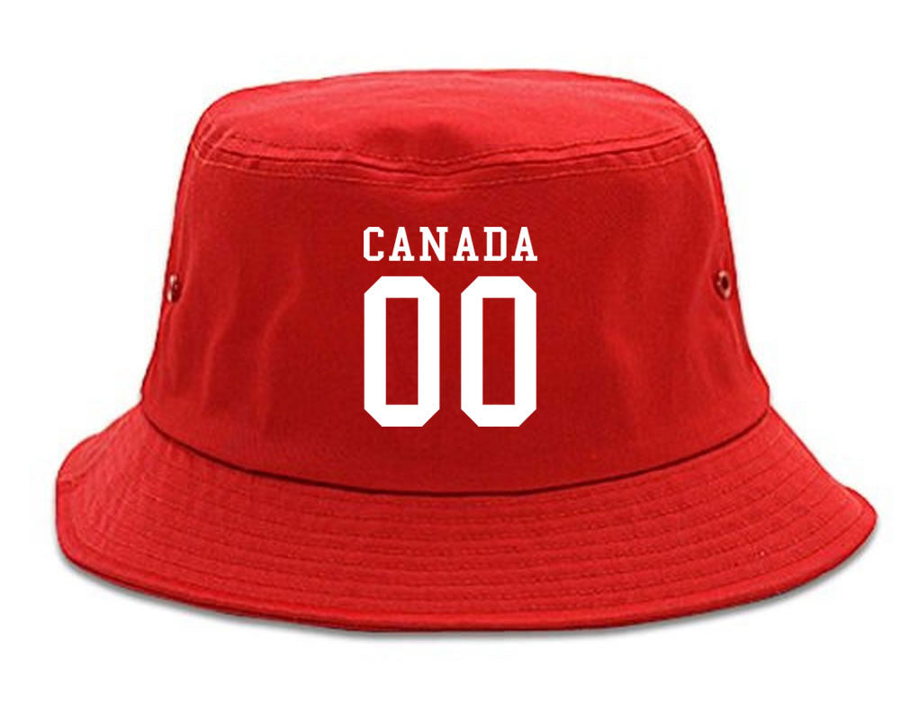 Canada Team 00 Jersey Bucket Hat By Kings Of NY