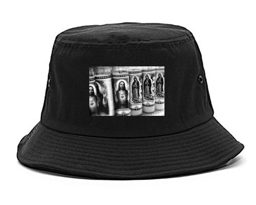 Religious Candles Photography by John Ramos Bucket Hat By Kings Of NY