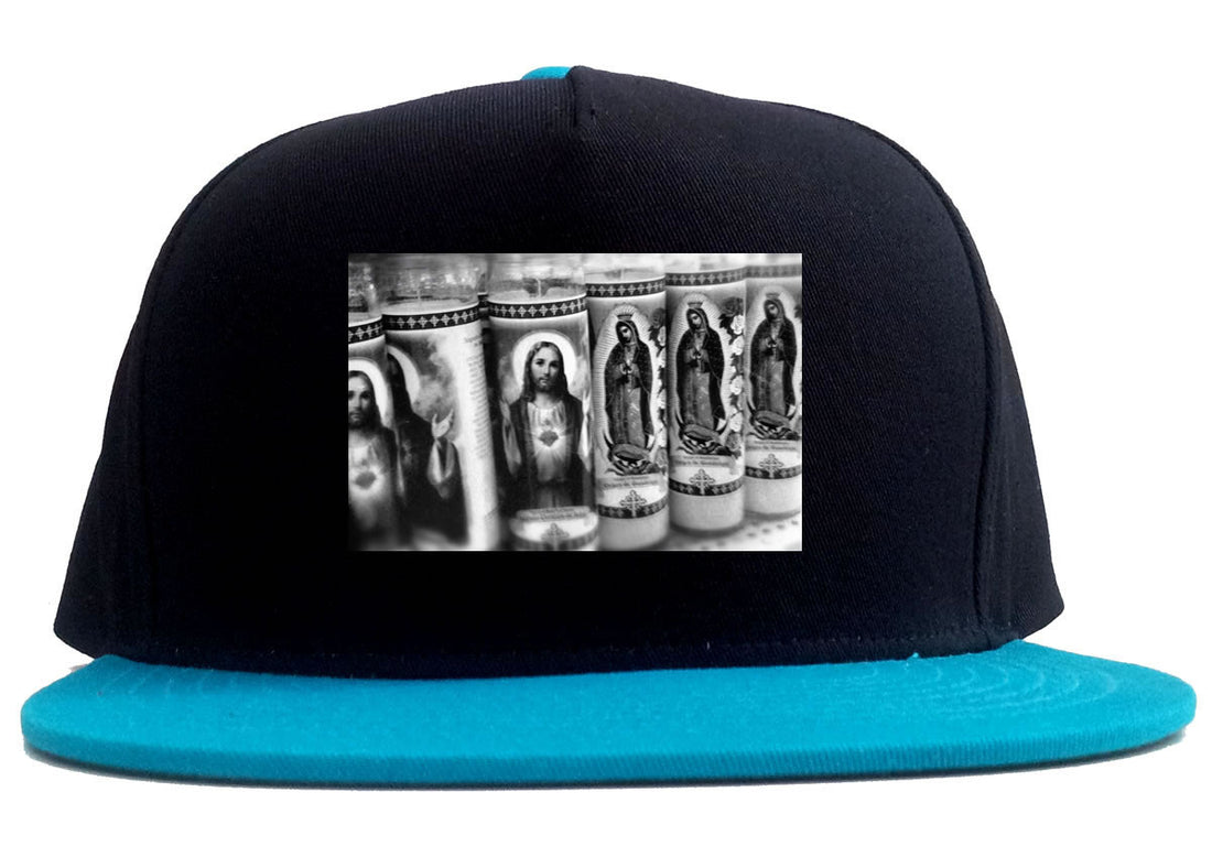 Religious Candles Photography by John Ramos 2 Tone Snapback Hat By Kings Of NY