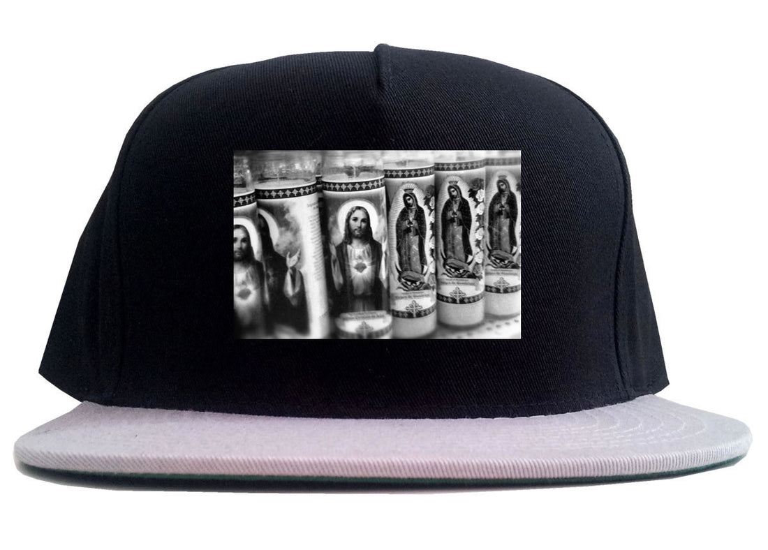Religious Candles Photography by John Ramos 2 Tone Snapback Hat By Kings Of NY