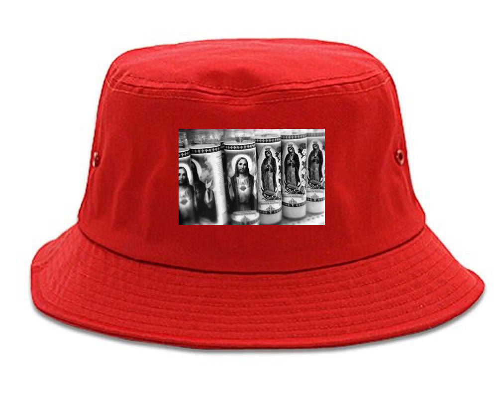 Religious Candles Photography by John Ramos Bucket Hat By Kings Of NY