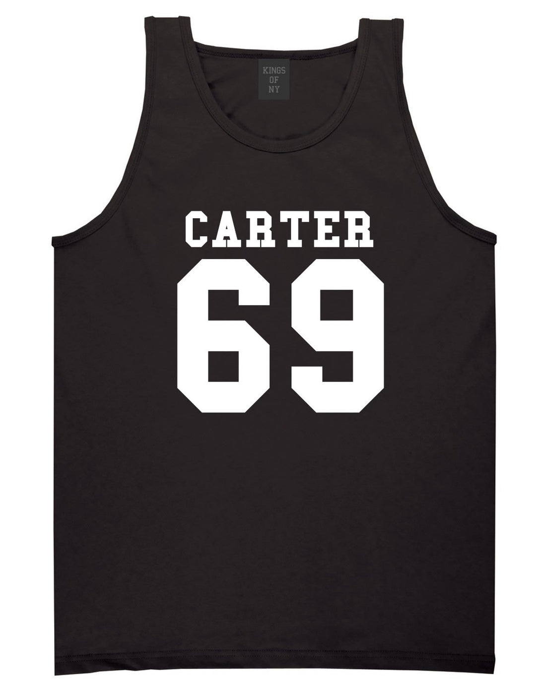  Carter 69 Team Tank Top in Black by Kings Of NY