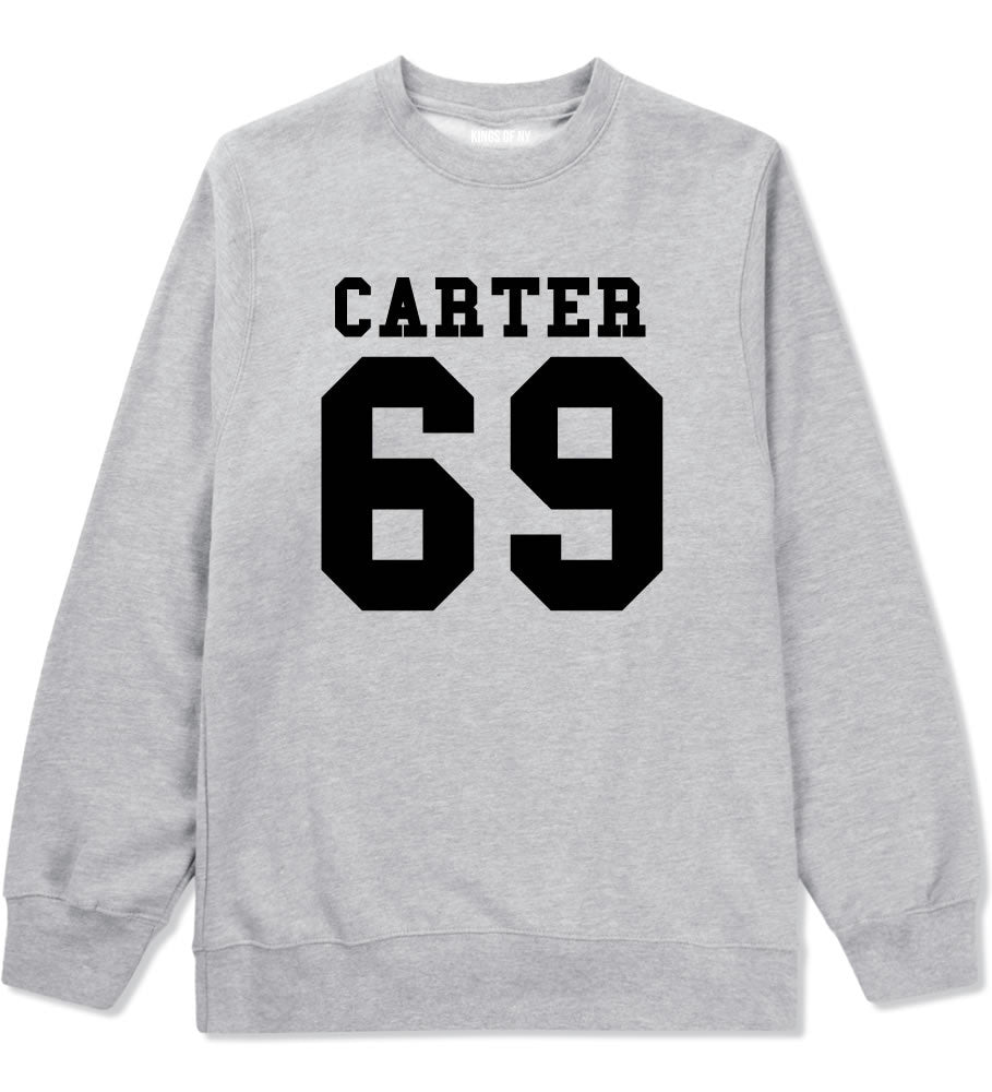  Carter 69 Team Crewneck Sweatshirt in Grey by Kings Of NY