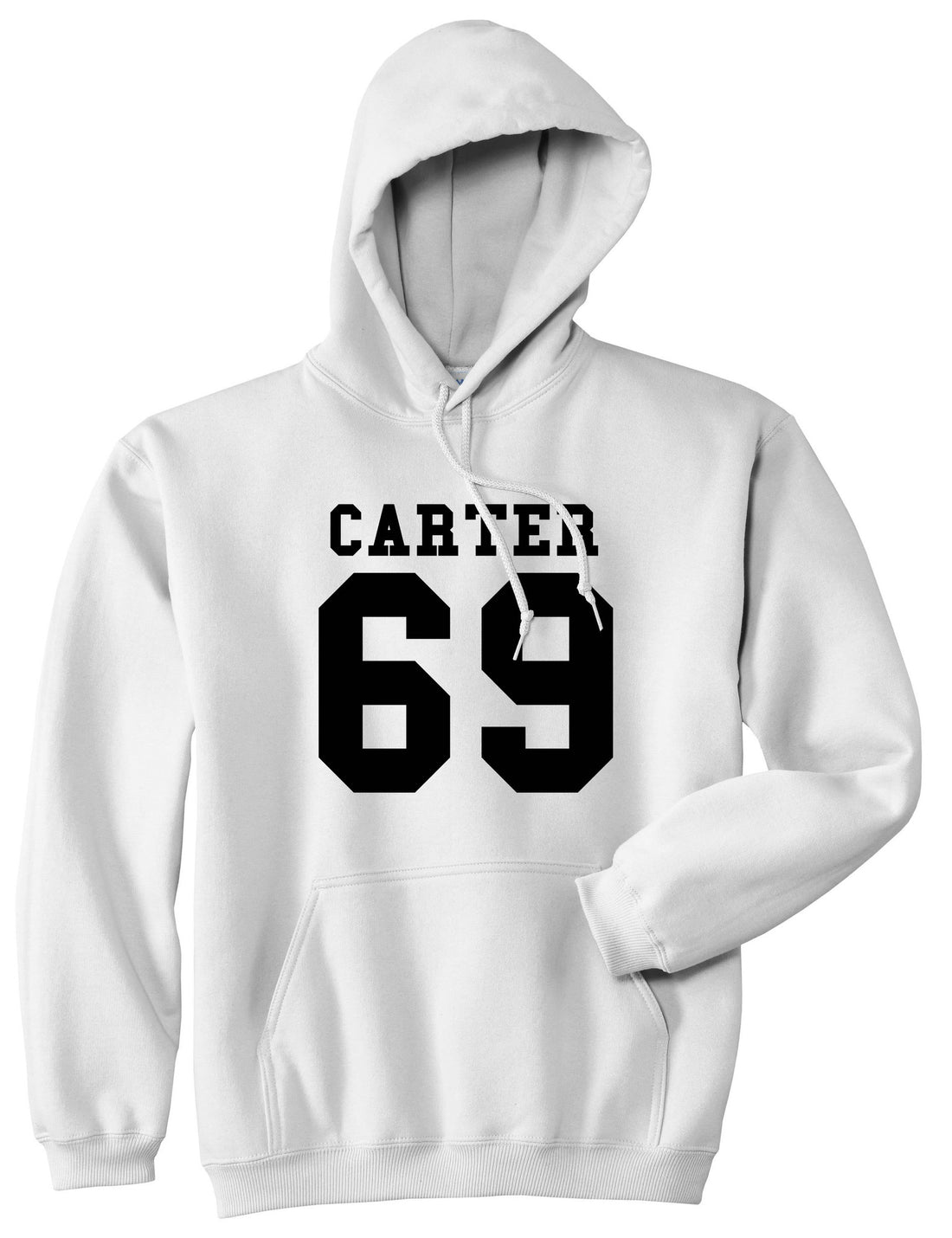  Carter 69 Team Pullover Hoodie Hoody in White by Kings Of NY