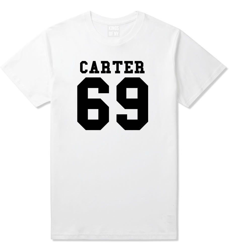  Carter 69 Team T-Shirt in White by Kings Of NY