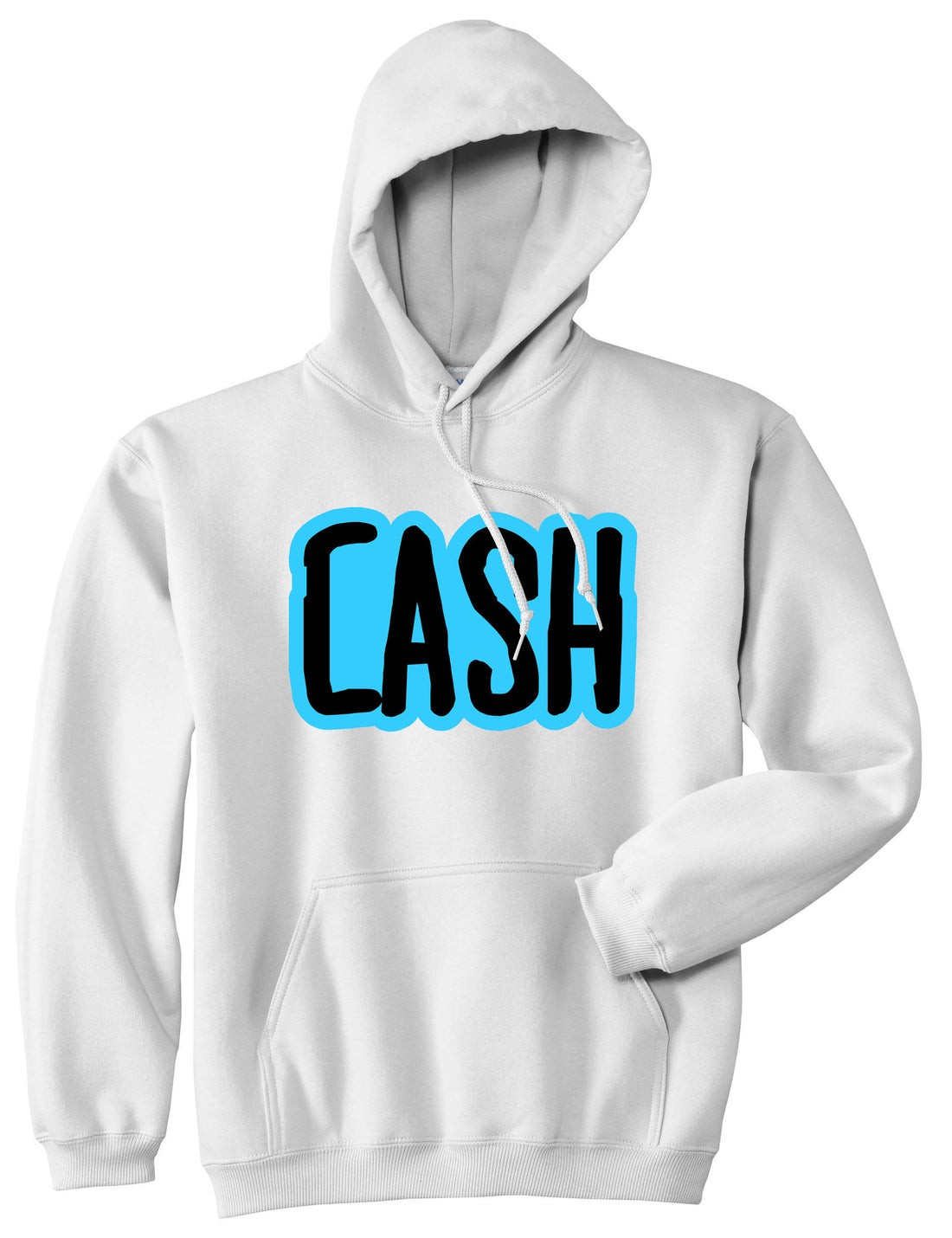 Cash Money Blue Lil Style Bird Wayne Man Pullover Hoodie Hoody in White by Kings Of NY