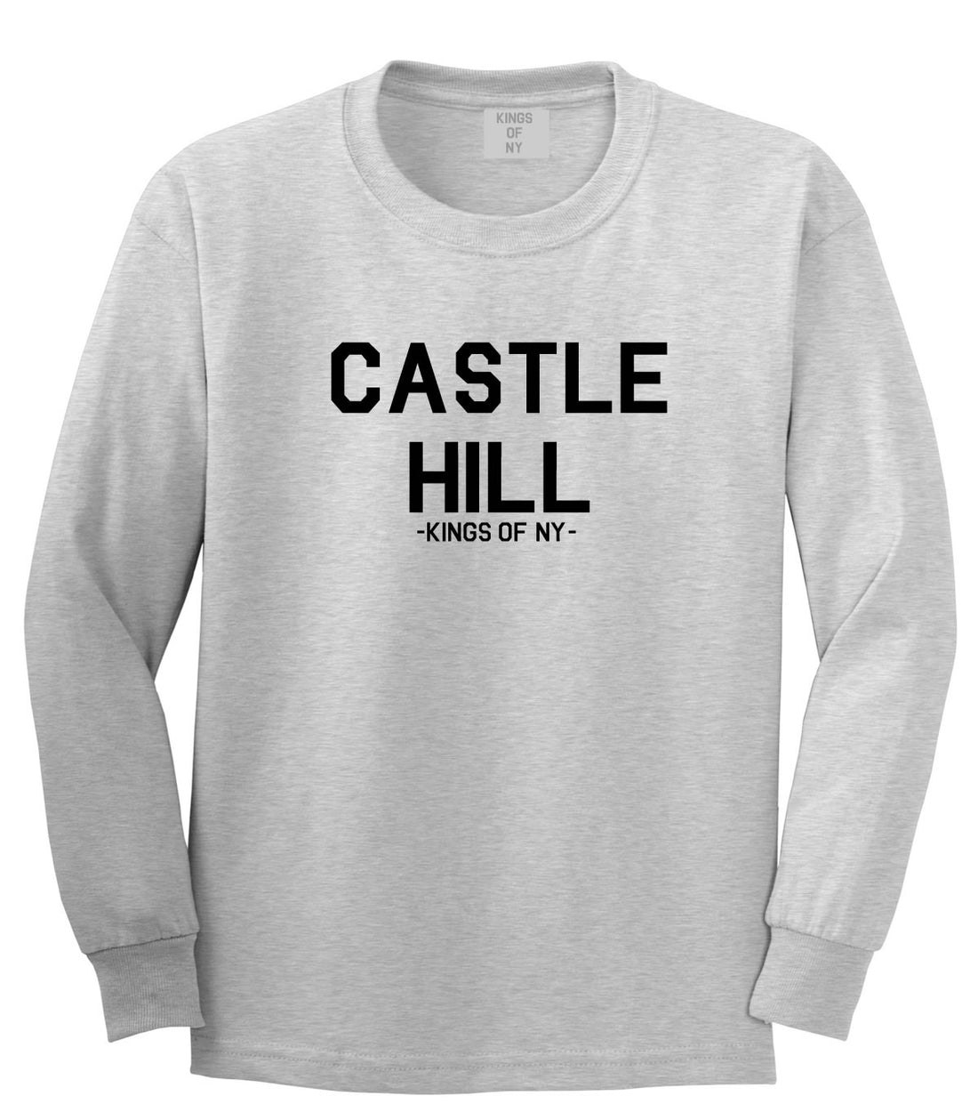 Castle Hill The Bronx Long Sleeve T-Shirt in Grey