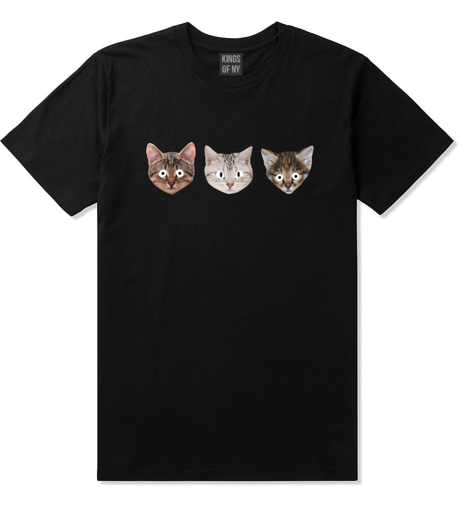 Cats Crazy Kittens T-Shirt in Black By Kings Of NY