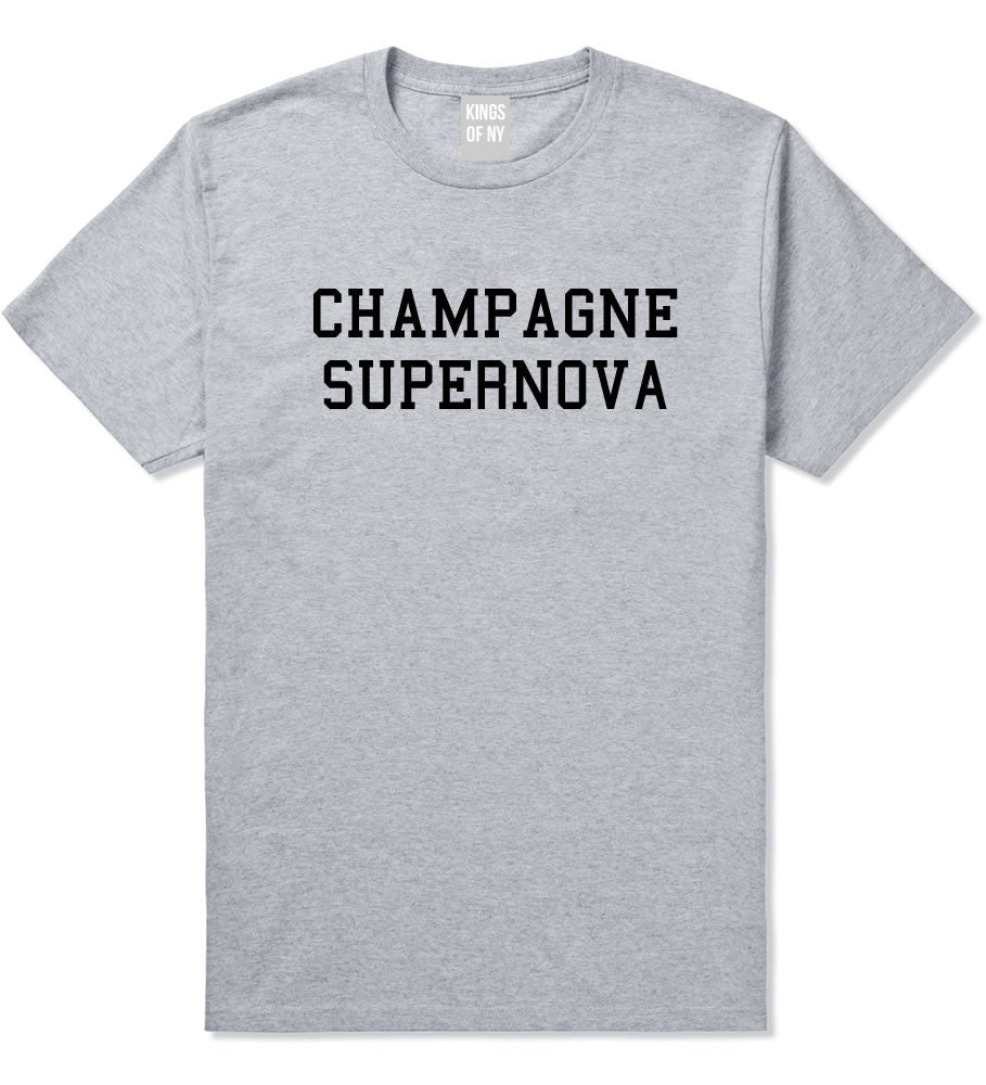 Champagne Supernova T-Shirt in Grey by Kings Of NY