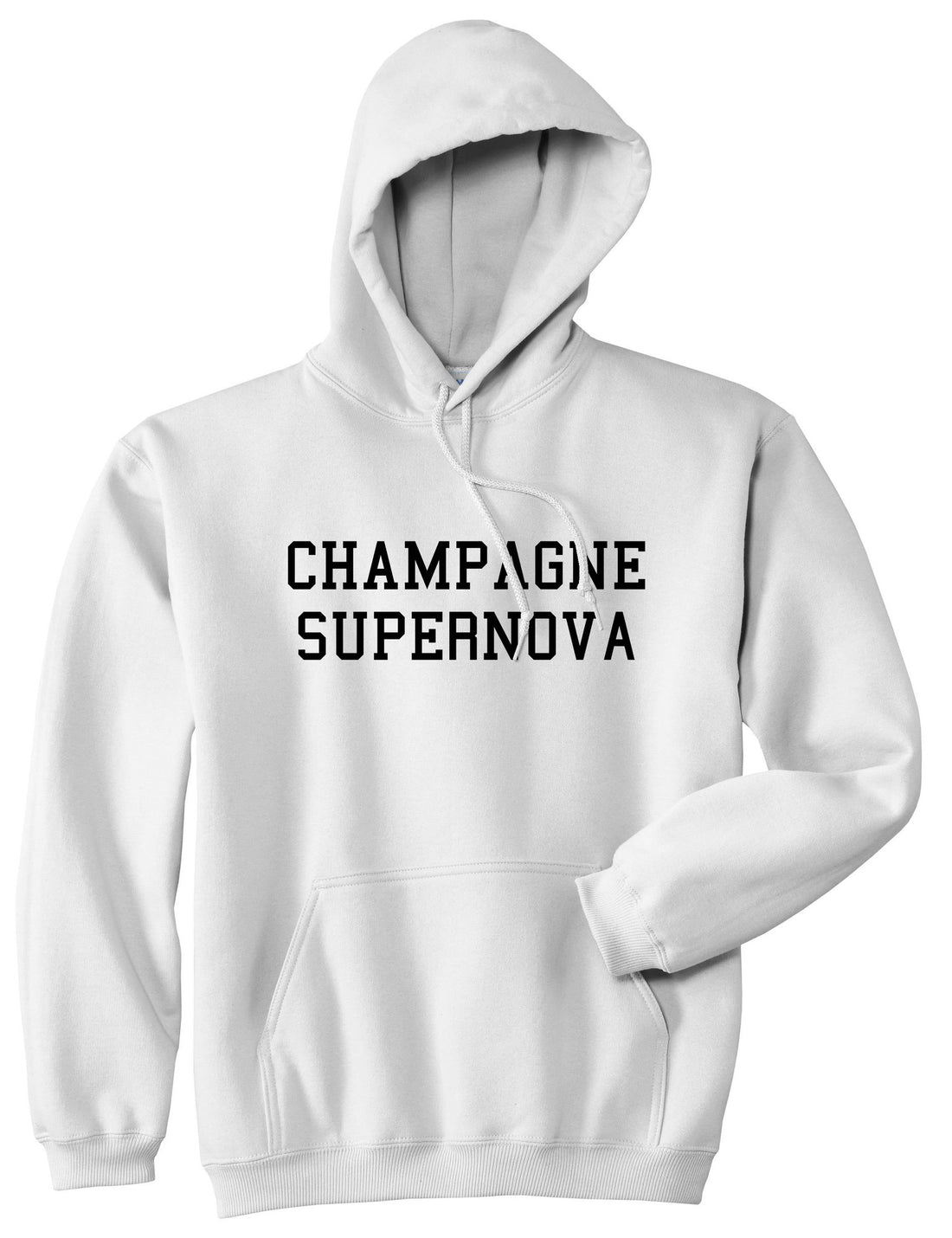Champagne Supernova Pullover Hoodie Hoody in White by Kings Of NY
