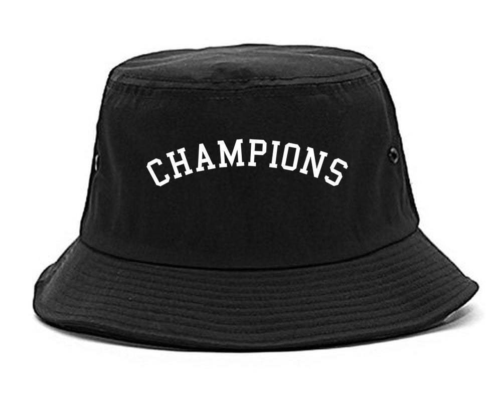 Champions Bucket Hat in Black by Kings Of NY