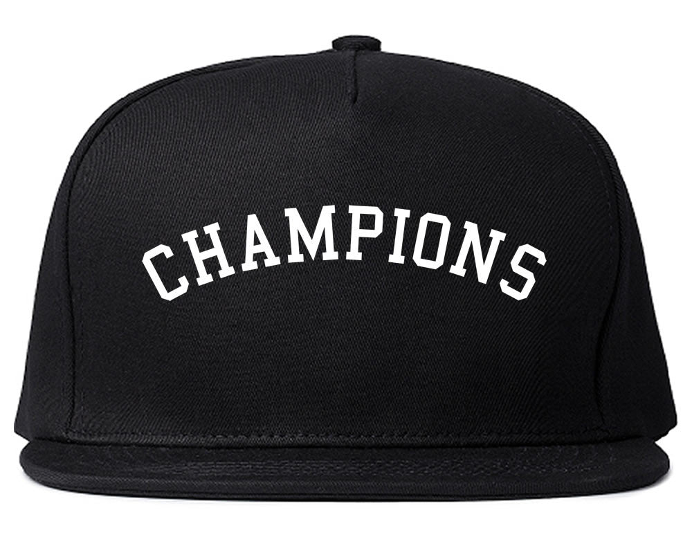 Champions Snapback Hat in Black by Kings Of NY