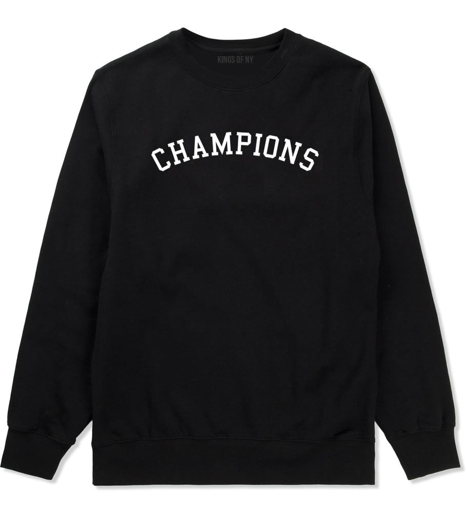Champions Boys Kids Crewneck Sweatshirt in Black by Kings Of NY