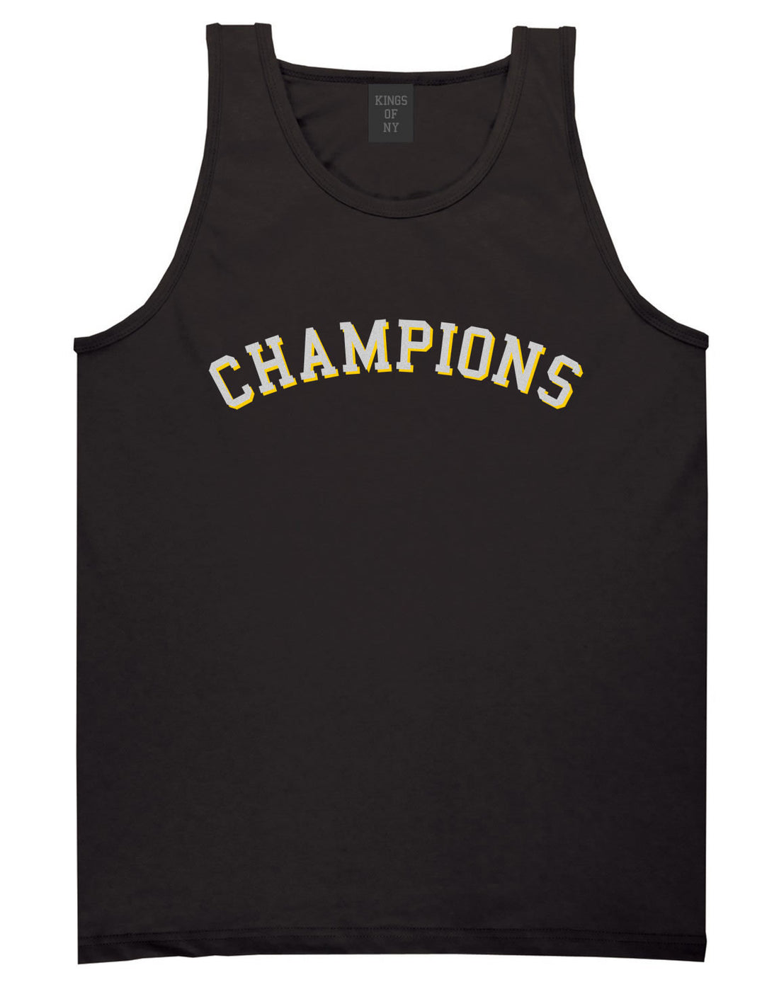Champions Tank Top in Black by Kings Of NY