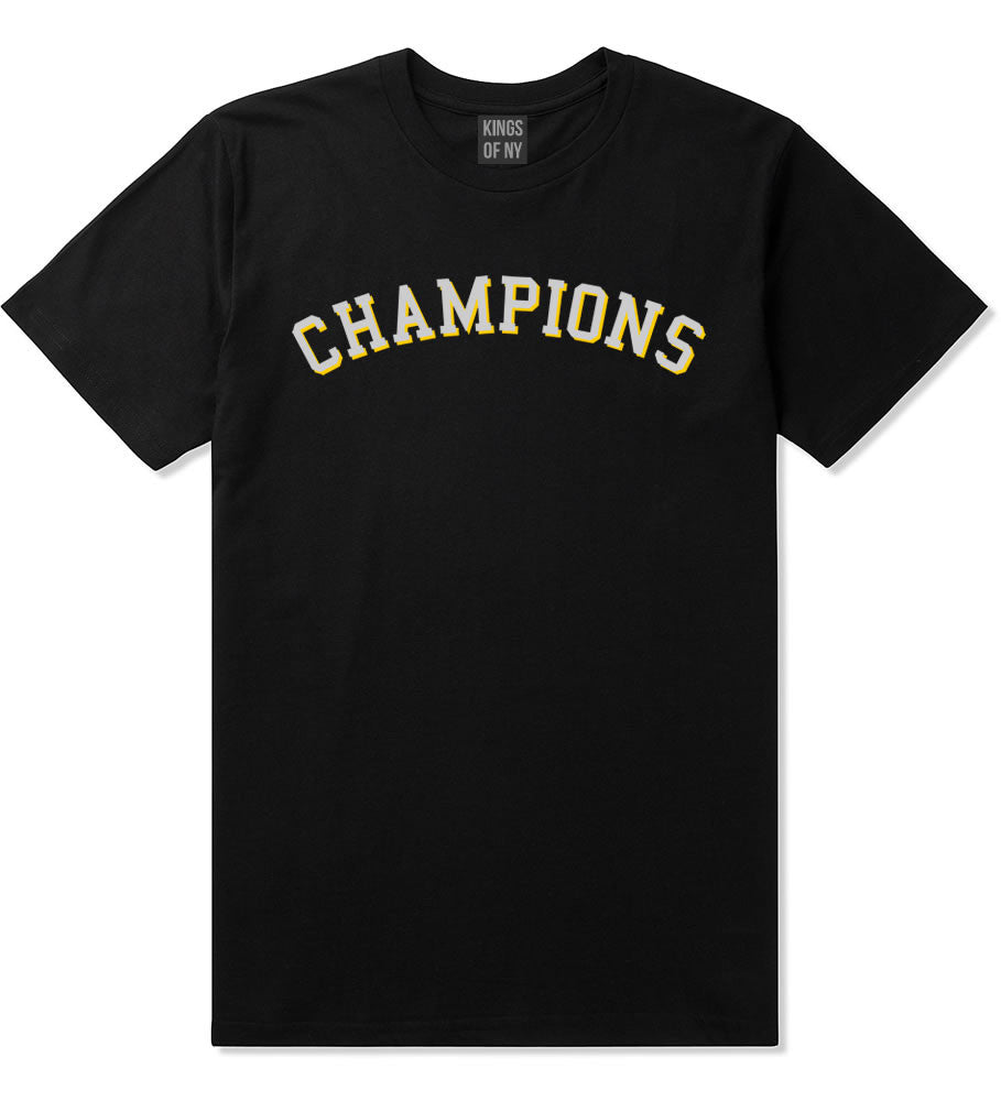 Champions T Shirt by Kings of NY Black Large