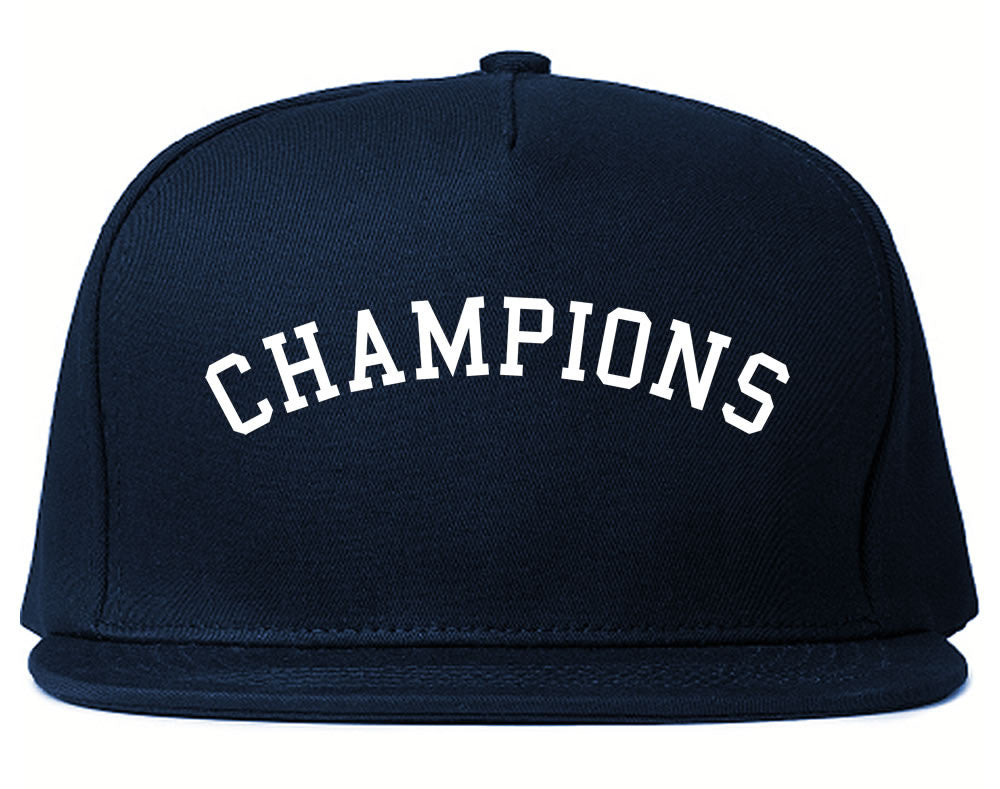 Champions Snapback Hat in Blue by Kings Of NY