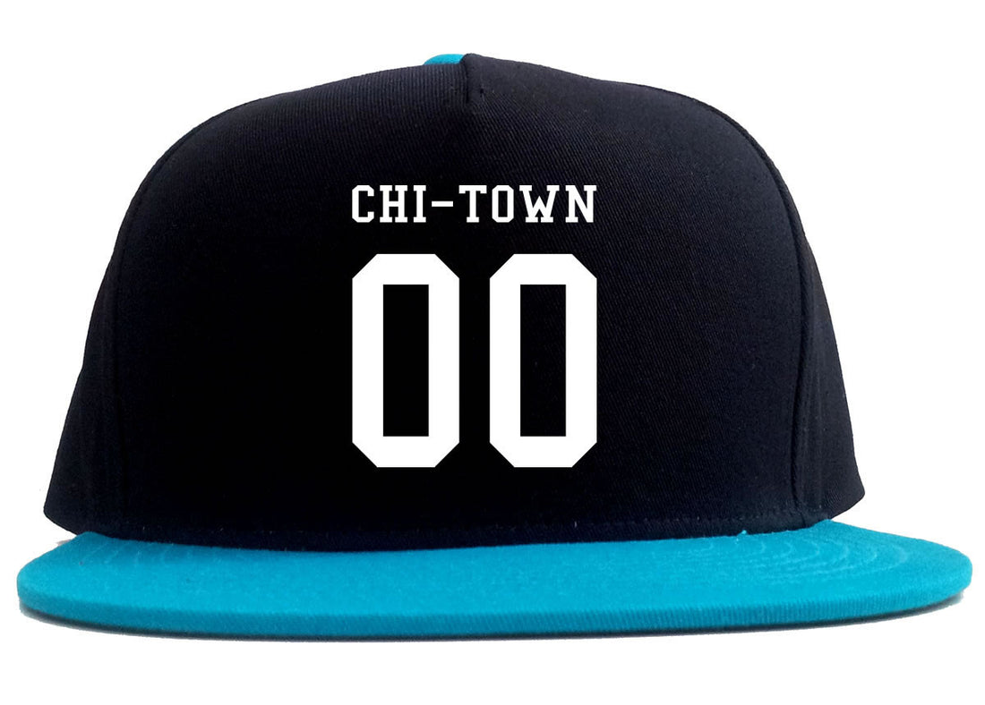 Chitown Team 00 Chicago Jersey 2 Tone Snapback Hat By Kings Of NY