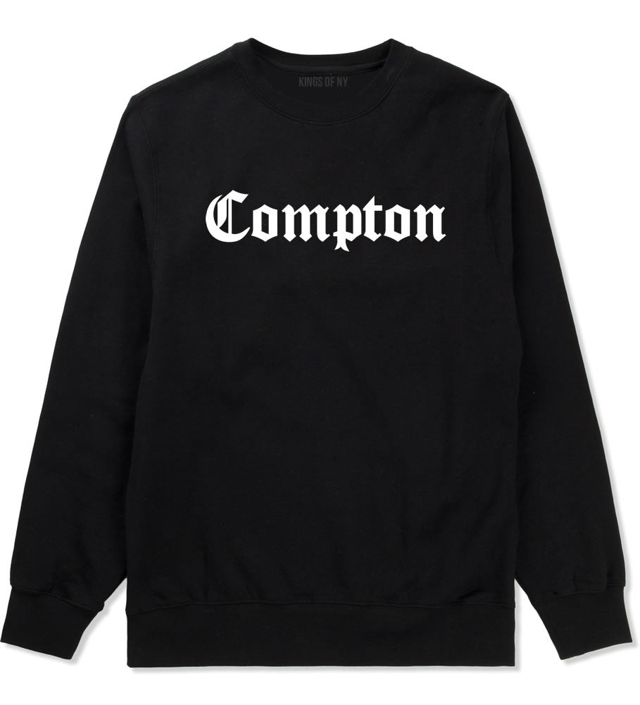 Kings Of NY Compton Crewneck Sweatshirt in Black