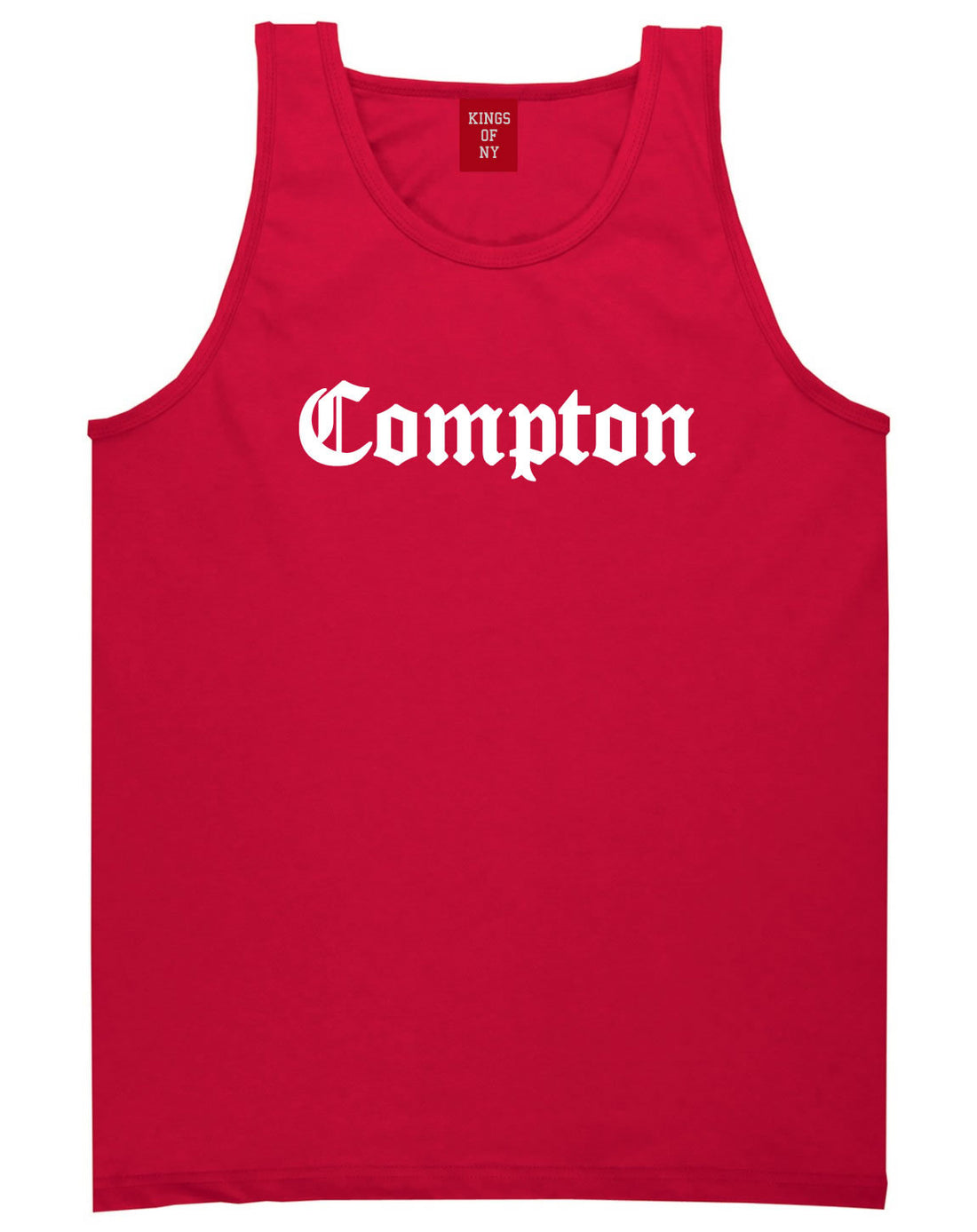 Kings Of NY Compton Tank Top in Red