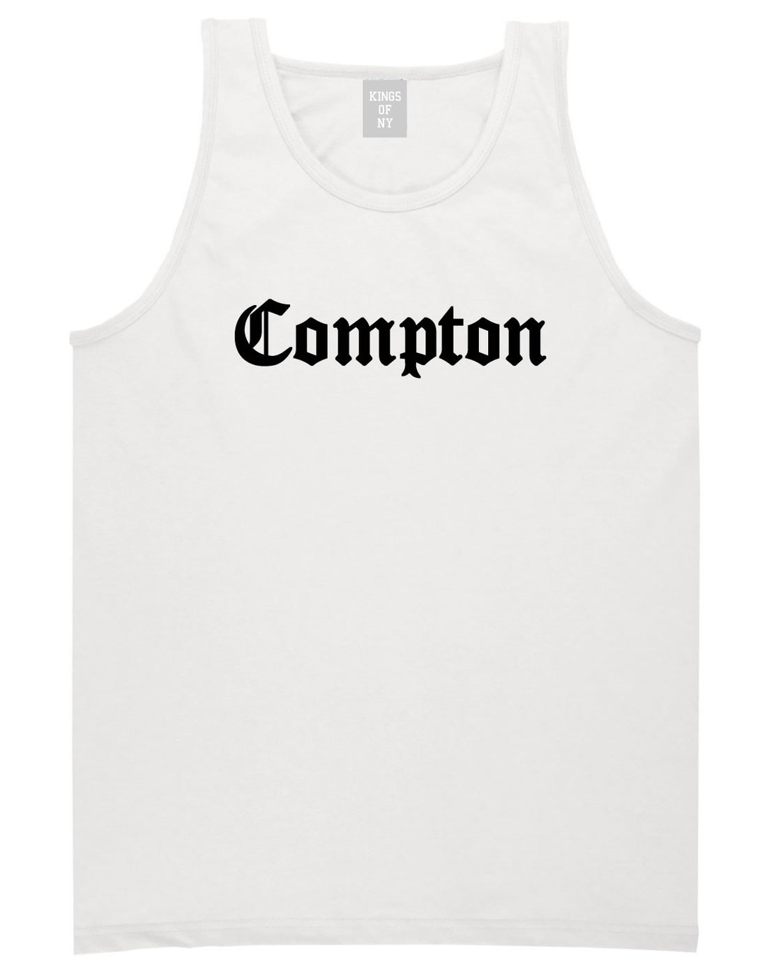 Kings Of NY Compton Tank Top in White