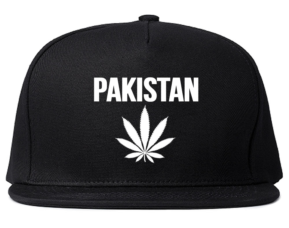 Pakistan Weed Leaf Printed Snapback Hat Cap