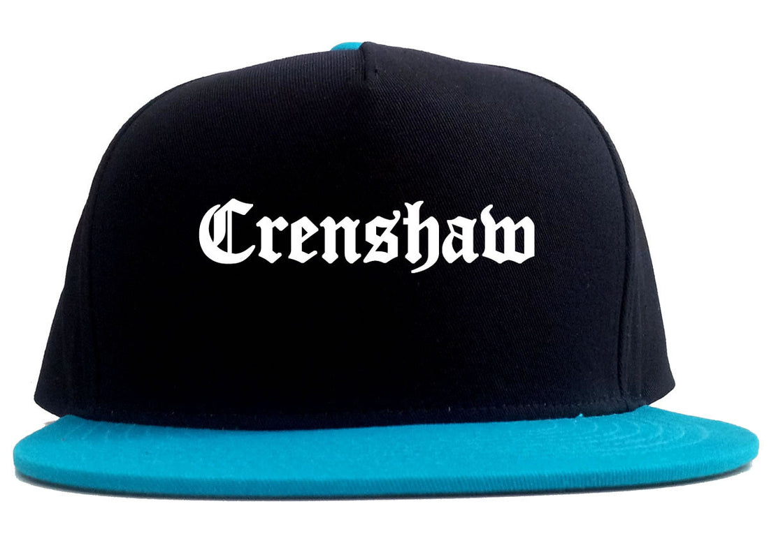 Crenshaw Old English California 2 Tone Snapback Hat By Kings Of NY