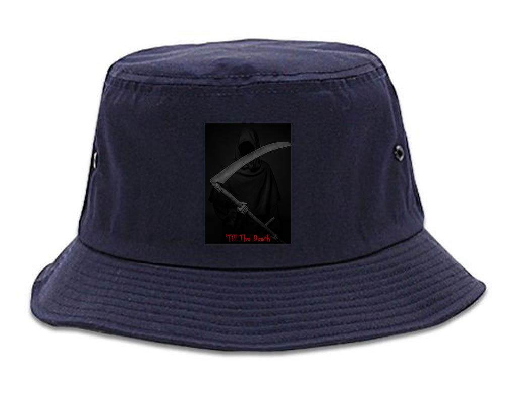 Till The Death Grim Reaper Bucket Hat Cap