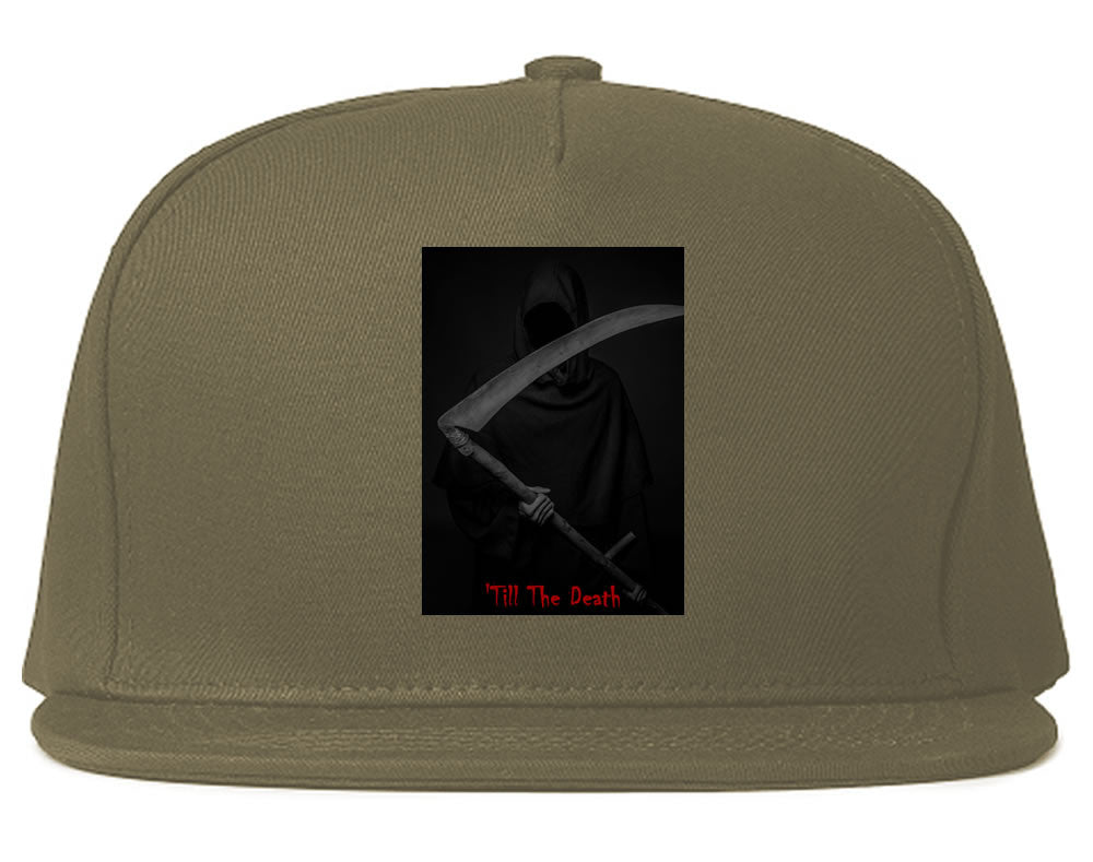 Till The Death Grim Reaper snapback Hat Cap