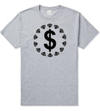 Diamonds Money Sign Logo T-Shirt in Grey by Kings Of NY