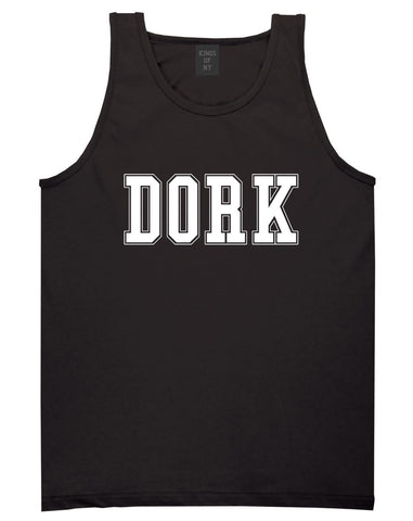 Dork College Style Tank Top in Black By Kings Of NY