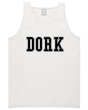 Dork College Style Tank Top in White By Kings Of NY