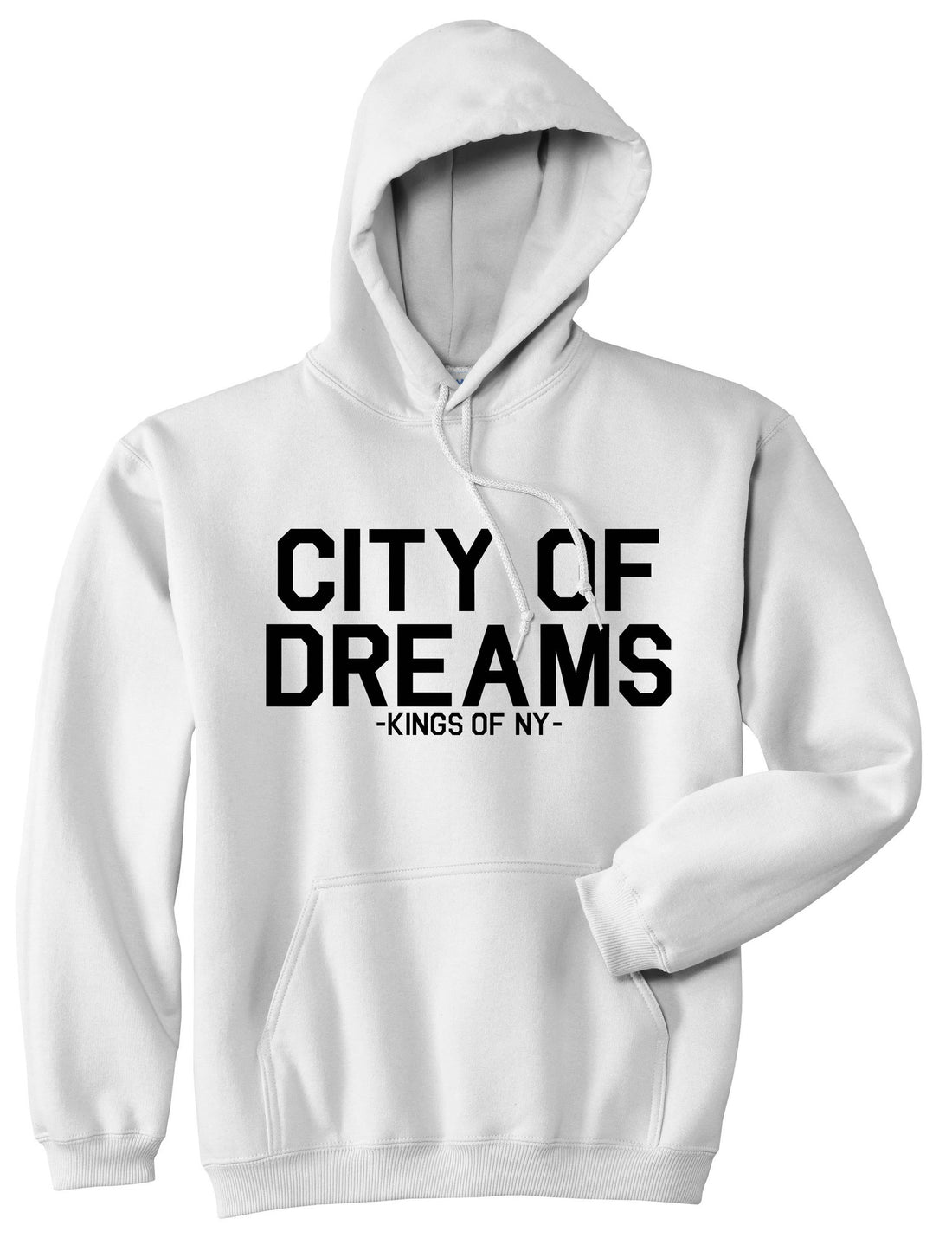 City Of Dreams New York Pullover Hoodie Hoody in White