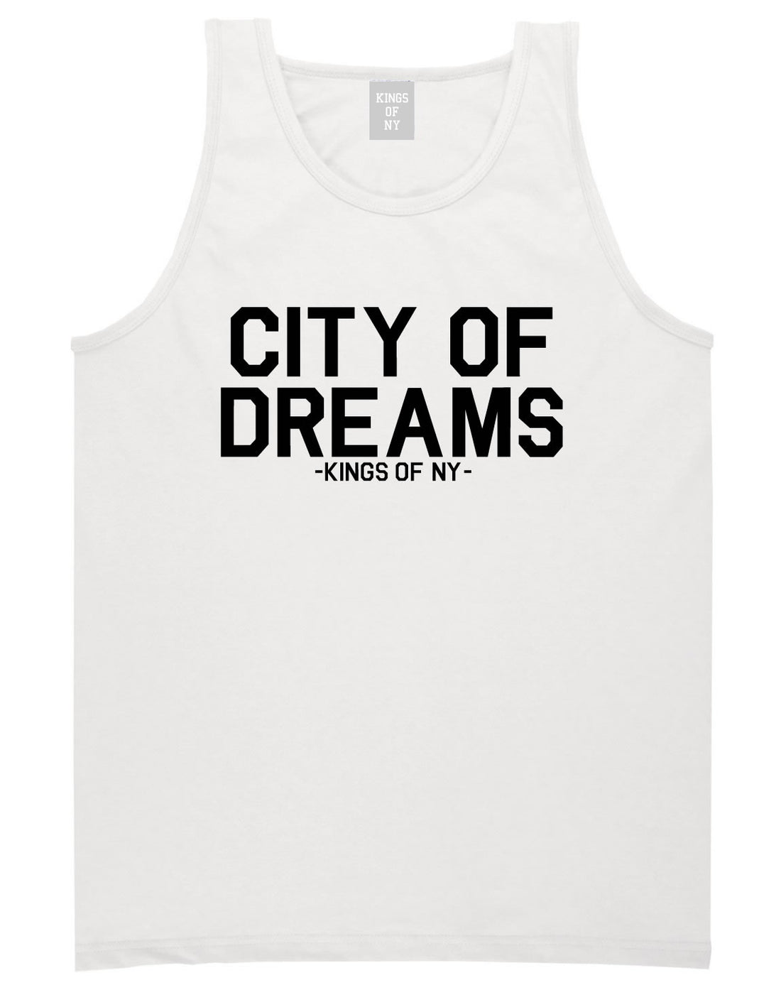City Of Dreams New York Tank Top in White