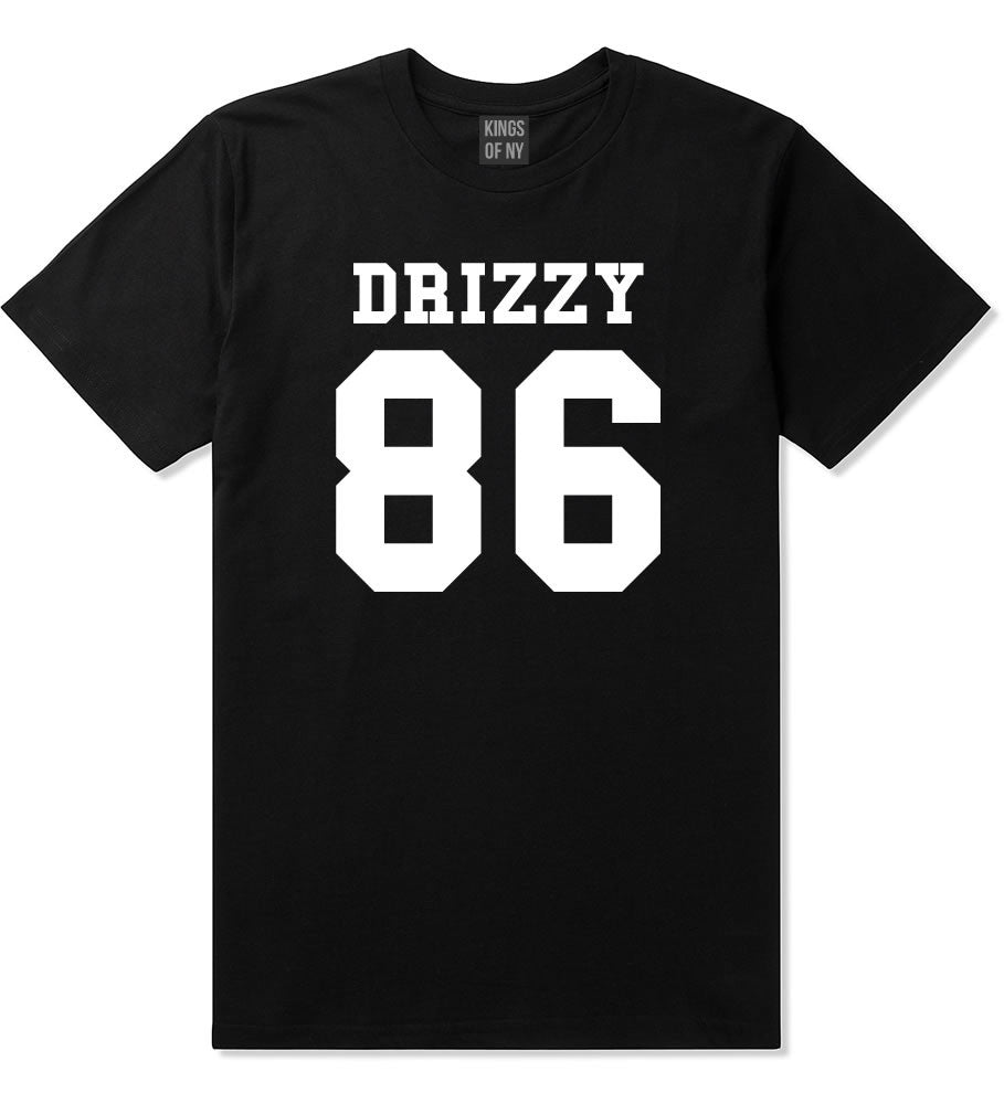 Drizzy 86 Team Jersey T-Shirt in Black by Kings Of NY